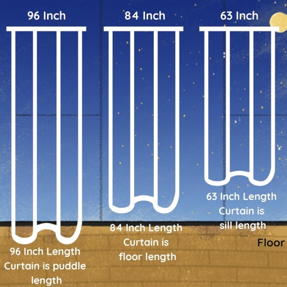 Elegant Blue Curtains - Picture 8 of 10